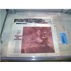 Large lot of assorted war movie advertisment