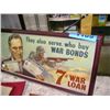 Image 1 : Framed war bonds advertisment