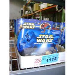 One box of assorted starwars action figures