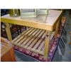 Image 1 : Large maple butcher block kitchen island