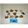 Image 1 : Lot of 11 inuit ivory carved figurines on bone