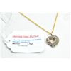 Image 1 : 1.96Carat custom made diamond heart pendant