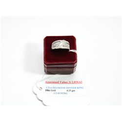 10k gold 1.21carat diamond dinner ring