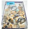 Image 1 : One box of assorted geological stones, fossils and