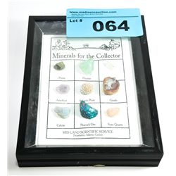 Collectors mineral and gemstone set