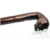 Image 2 : Hand crafted wooden walking stick with skull head