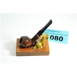 vintage tobacco pipe with stand