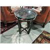 Image 2 : 2pc glass top coffee and end table set