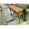 Image 1 : Oak single drawer sofa table
