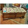 Image 1 : Lane cedar lined blanket box with cushioned seat
