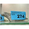 Image 1 : Inuit soapstone carving - seal, signed by artist