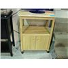 Image 1 : Rolling microwave stand