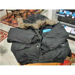 One new canadian made black winter coat with