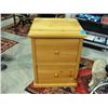 Image 1 : Pine 2 drawer night stand