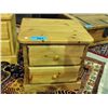 Image 1 : Pine 2 drawer night stand