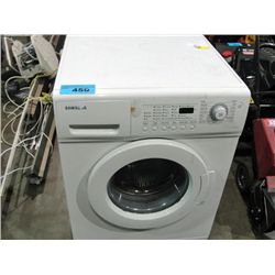 White Samsung front load washing machine