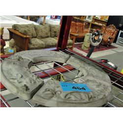 4pc cement yard pad decorative set