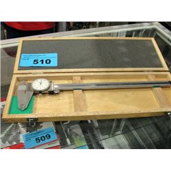 Micrometer with wooden box