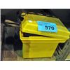 Image 1 : Yellow plastic toolbox and contents