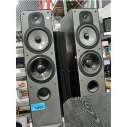 Pair of paradigm home audio speakers