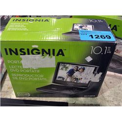 Insignia 10.1" portable DVD player