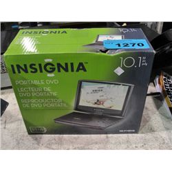 Insignia 10.1  portable DVD player