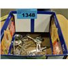Image 1 : Box of assorted silver plate cutlery (some hall