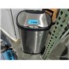 Image 1 : 2pc Stainless steel trash can set