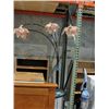 Image 1 : Black and brass tulip floor lamp