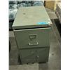 Image 1 : 2 drawer metal filing cabinet