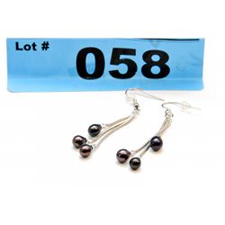 4.45gram freshwater dangling earrings