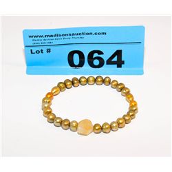 80.48ctw natural rice freshwater pearl bracelet