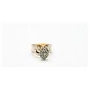 Image 1 : 10k gold with .57carat custom made diamond ring