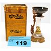 Image 1 : Small guilded brass vapo oil lamp with