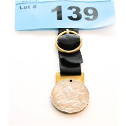 1939-1945 coin with leather strap pocket