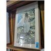 Image 1 : Framed ocean scene print