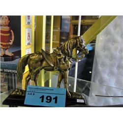 Solid brass horse ornament