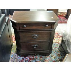 Matching mahogany 3 drawer night stand