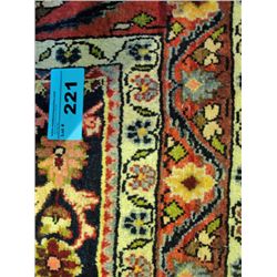 Hand knotted persian area rug runner