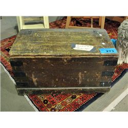 Antique wooden chest