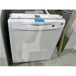 GE white front build in dishwasher