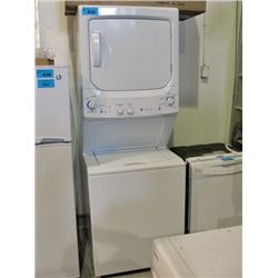 GE stacker washer and dryer set