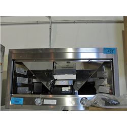 GE profile stainless steel vented range hood