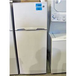 GE 2 door white apartment size fridge