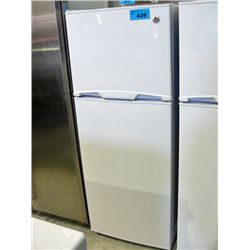 GE 2 door white apartment size fridge