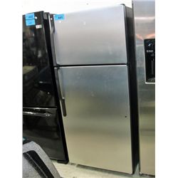 GE stainless steel 2 door fridge