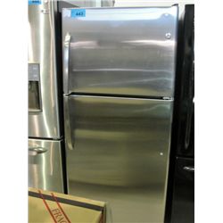 GE stainless steel 2 door fridge