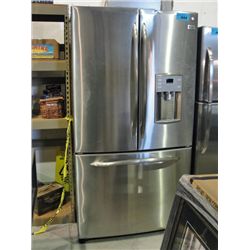 GE profile stainless steel 3 door fridge