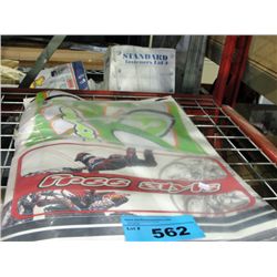 Freestyle graphic and seat motorcross decal set