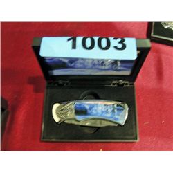 Lock blade collectors knife